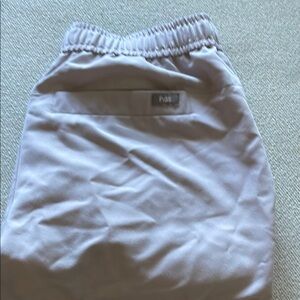 Figs Light Gray Scrub Pants